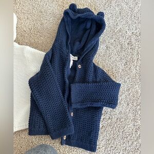 Tommy Bahama knit bear ear cardigan